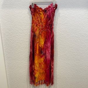 Girls strapless dress from Cabo San Lucas